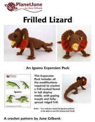 Frilled Lizard EXPANSION PACK crochet pattern