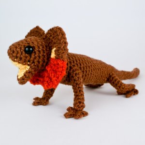 (image for) Frilled Lizard EXPANSION PACK crochet pattern