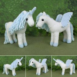 Unicorn and Pegasus EXPANSION PACK crochet pattern