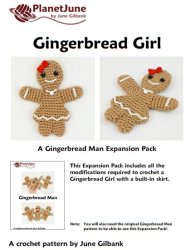 (image for) Gingerbread Girl EXPANSION PACK crochet pattern