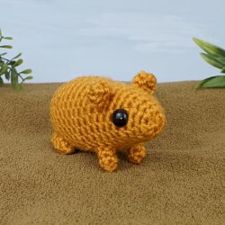 Mini Mammals 2: three EXPANSION PACK amigurumi crochet patterns: Hamster, Gerbil, Kangaroo Rat