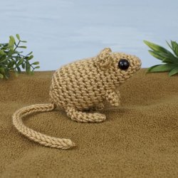 Mini Mammals 2: three EXPANSION PACK amigurumi crochet patterns: Hamster, Gerbil, Kangaroo Rat