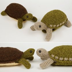 Simple-Shell Tortoise, Turtle & Terrapin EXPANSION PACK crochet pattern