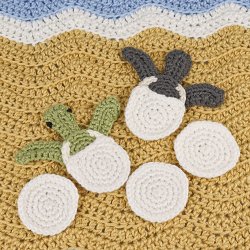 Baby Sea Turtle Hatchlings applique EXPANSION PACK crochet pattern