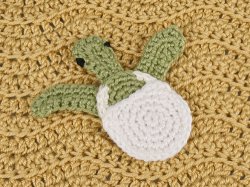 (image for) Baby Sea Turtle Hatchlings applique EXPANSION PACK crochet pattern