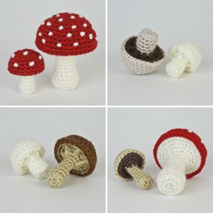 Mushroom Variations EXPANSION PACK crochet pattern