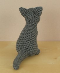 AmiCats Single-Coloured Cat amigurumi crochet pattern