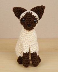 AmiCats Siamese Cat amigurumi crochet pattern