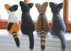 (image for) AmiCats Collection 1 - FOUR amigurumi cat crochet patterns