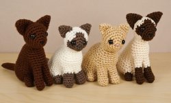 (image for) AmiCats Collection 2 - FOUR amigurumi cat crochet patterns