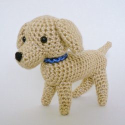 (image for) AmiDogs Labrador amigurumi crochet pattern