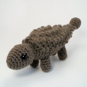 Ankylosaurus - amigurumi dinosaur crochet pattern