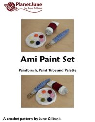 Ami Paint Set amigurumi crochet pattern