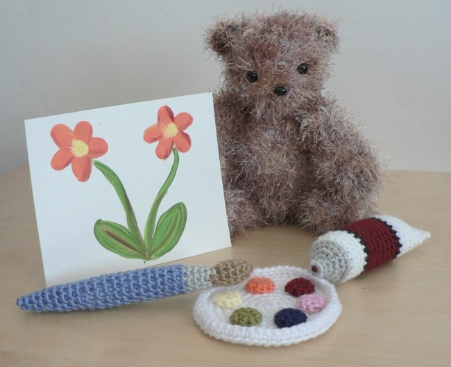 (image for) Ami Paint Set amigurumi crochet pattern - Click Image to Close