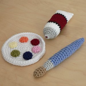 (image for) Ami Paint Set amigurumi crochet pattern