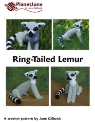 Ring-Tailed Lemur amigurumi crochet pattern