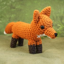 (image for) Red Fox amigurumi crochet pattern