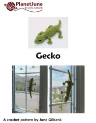 (image for) Gecko (lizard) amigurumi crochet pattern