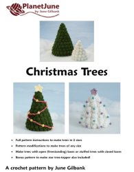 (image for) Christmas Trees Set 1 crochet pattern