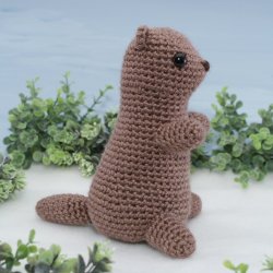 (image for) Groundhog (aka Woodchuck, Marmot) amigurumi crochet pattern