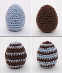 Easter Eggs amigurumi crochet pattern