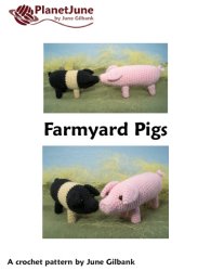 (image for) Farmyard Pigs amigurumi crochet pattern