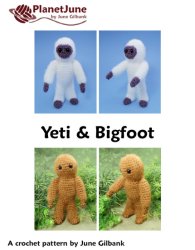 Yeti and Bigfoot - amigurumi crochet pattern