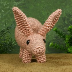 (image for) Aardvark amigurumi crochet pattern