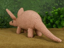 (image for) Aardvark amigurumi crochet pattern