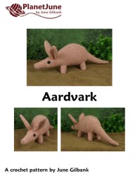 (image for) Aardvark amigurumi crochet pattern