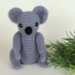 (image for) Koala amigurumi crochet pattern