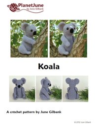 (image for) Koala amigurumi crochet pattern