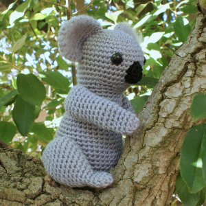 (image for) Koala amigurumi crochet pattern