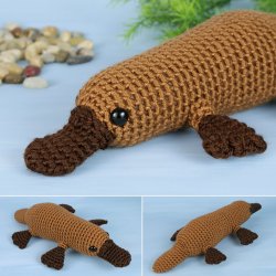 (image for) Platypus amigurumi crochet pattern