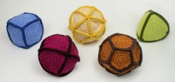 Polyhedral Balls: FIVE geometric crochet patterns