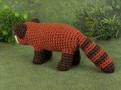 Red Panda amigurumi crochet pattern