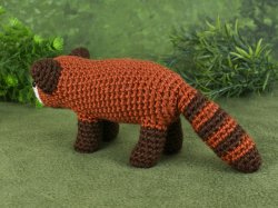 (image for) Red Panda amigurumi crochet pattern