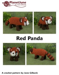 (image for) Red Panda amigurumi crochet pattern