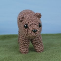 (image for) Brown/Grizzly Bear amigurumi crochet pattern