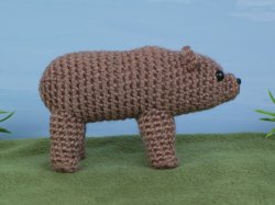 (image for) Brown/Grizzly Bear amigurumi crochet pattern