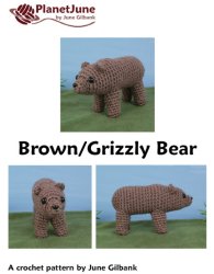 Brown/Grizzly Bear amigurumi crochet pattern