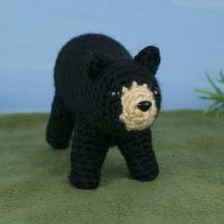 Black Bear amigurumi crochet pattern