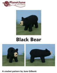 (image for) Black Bear amigurumi crochet pattern