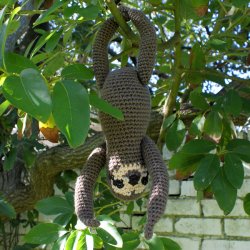 Sloth (Three-Toed) amigurumi crochet pattern