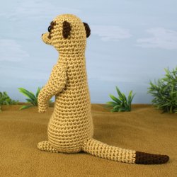 Meerkat amigurumi crochet pattern