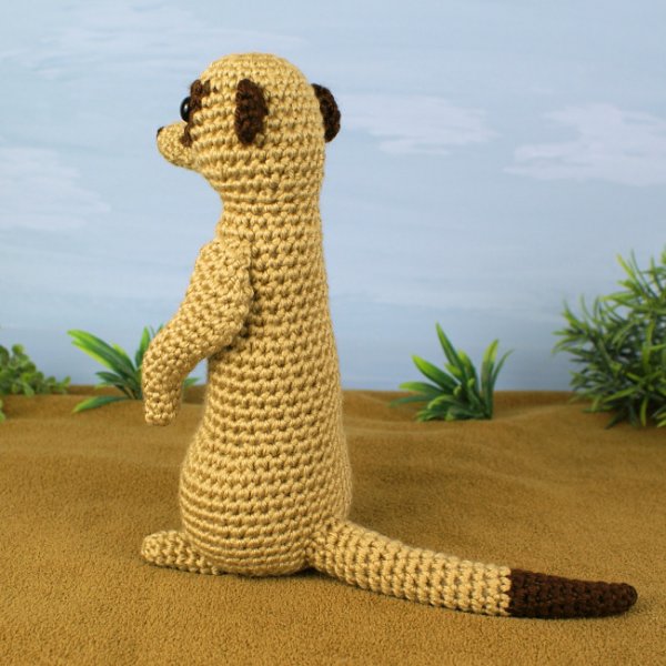 Meerkat amigurumi crochet pattern - Click Image to Close