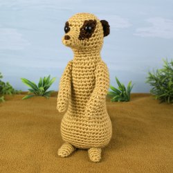 (image for) Meerkat amigurumi crochet pattern