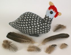 Guinea Fowl amigurumi bird crochet pattern