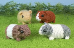 (image for) Baby Guinea Pigs - four amigurumi crochet patterns