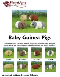 (image for) Baby Guinea Pigs - four amigurumi crochet patterns